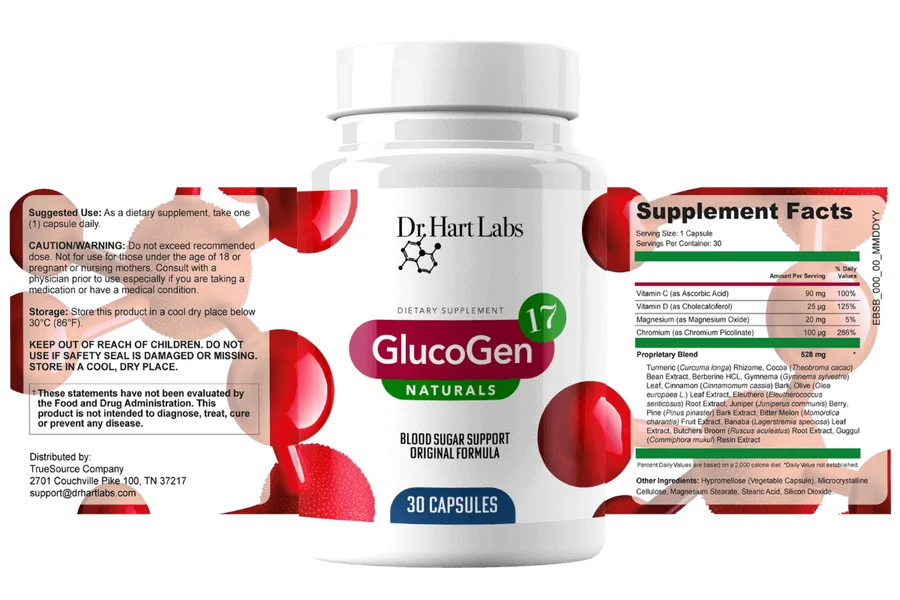 GlucoGen 17 Product Label